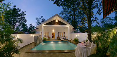 Luxury resort in Coorg with pool